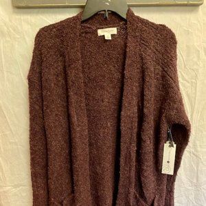 Treasure & Bond Purple Italian Cardigan Sz XS
